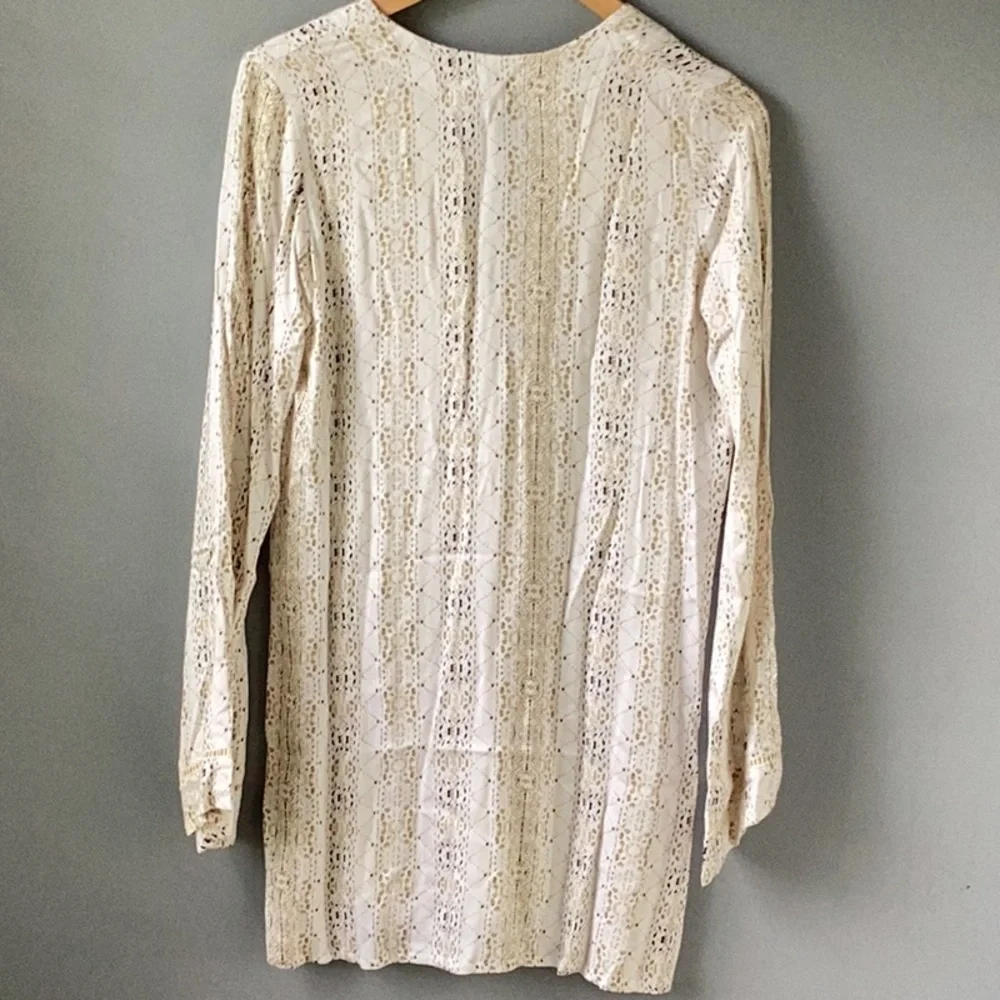 FAITHFULL THE BRAND Roman Mini Dress In Oasis Print Size Small - Picture 8 of 12